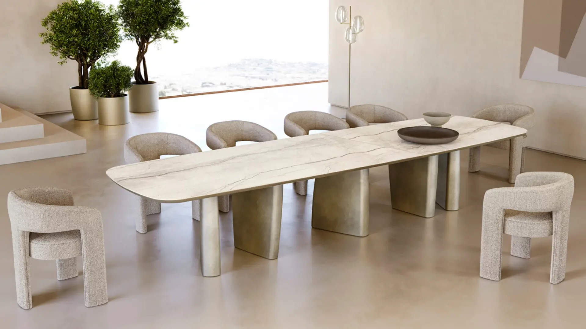 XL jídelní stoly Eforma